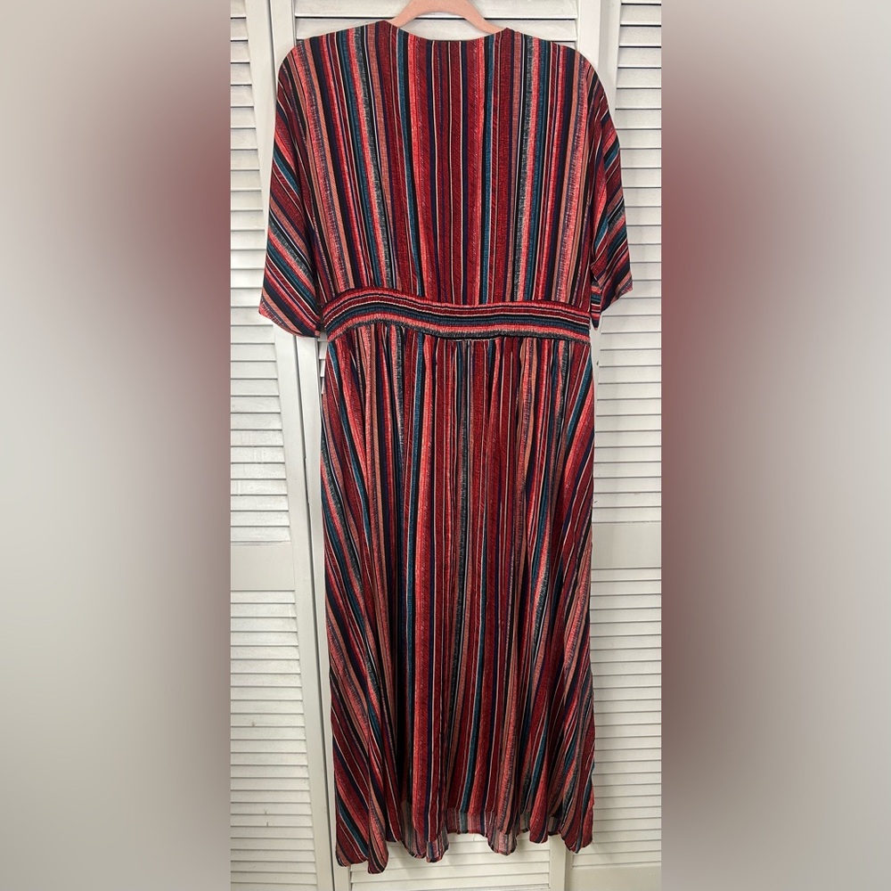 BloomChic Striped V-Neck Dress Size 14/16 - Picture 8 of 8